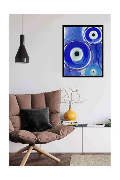 pixartsanat Evil Eye Bead Painting Pixart Art Diamond Mosaic Painting Diamond Türkiye 47*60