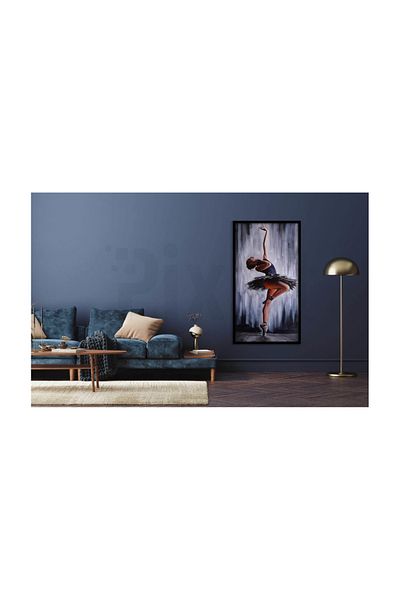 pixartsanat Elegant Ballerina Pixart Art Diamond Mosaic Painting Diamond Turkey 30*56