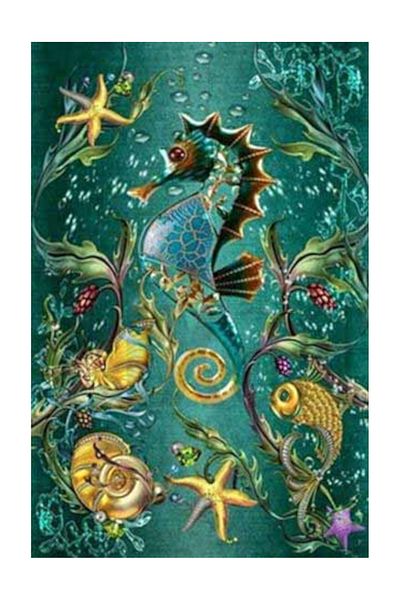 pixartsanat Underwater Miracles Pixart Art Diamond Mosaic Painting Daimond Turkey 48*71