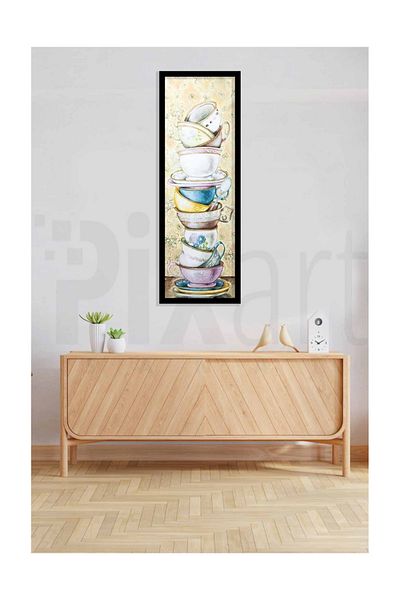 pixartsanat Cup Stack Pixart Art Diamond Mosaic Painting Diamond Türkiye 30*60