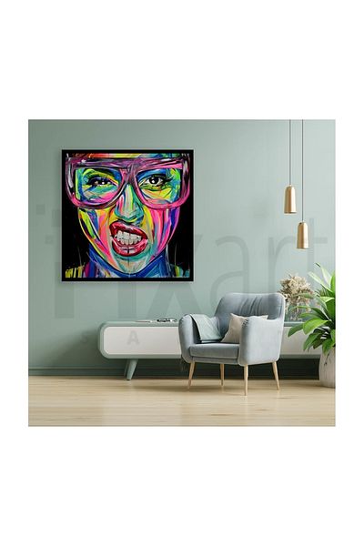pixartsanat Colorful Crazy Pixart Art Diamond Mosaic Painting Diamond Türkiye 51*51