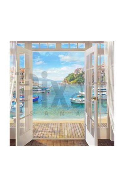 pixartsanat Sea in the Daylight Pixart Art Diamond Mosaic Painting Diamond Turkey 55*55