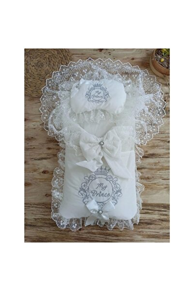 Narnuga MİRAYLİFE بطانية أطفال مطرزة بتصميم تاج النيل لحديثي الولادة من هايال...