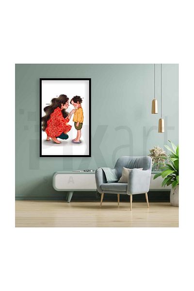 pixartsanat Mother And Son Pixart Art Diamond Mosaic Painting Diamond Türkiye 40*50