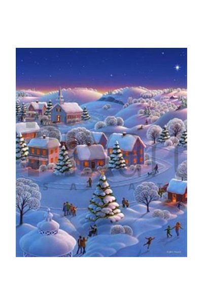 MARCEL SANAT Fairy Tale Village Pixart Art Diamond Mosaic Painting Diamond Turkey 45*55