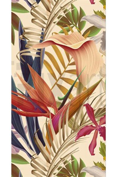 pixartsanat Tropical Pattern Pixart Art Diamond Mosaic Painting Diamond Turkey 37*69
