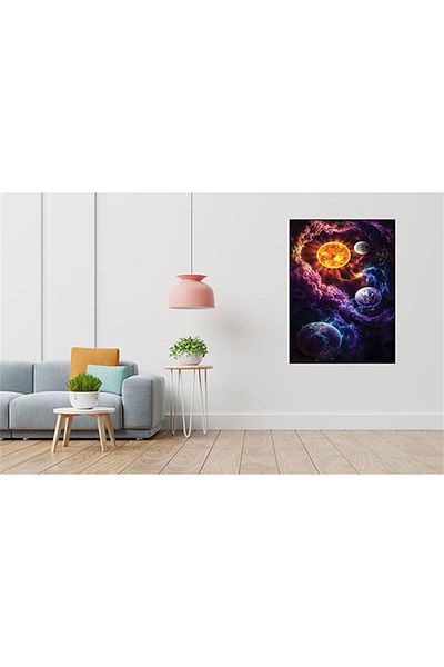 pixartsanat Planets 40X60 Diamond Mosaic Painting