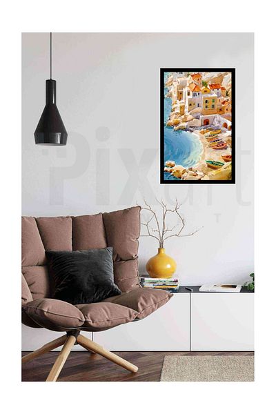 pixartsanat Abandoned Town Pixart Art Diamond Mosaic Painting Diamond Turkey 35*50