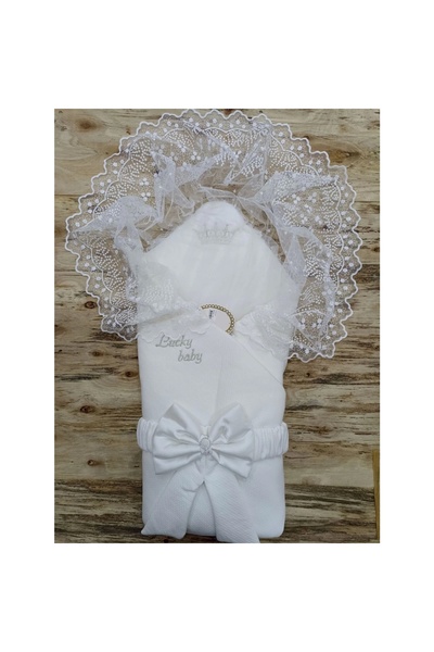 Narnuga بطانية أطفال مطرزة من ميرايليف لحديثي الولادة من ساهرا تاورك لاكي بيبي