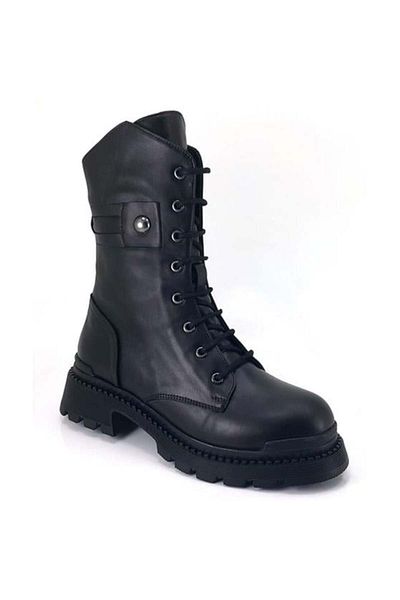 ALBİNİ Albini în 100024   Cizme casual din piele naturală-negru