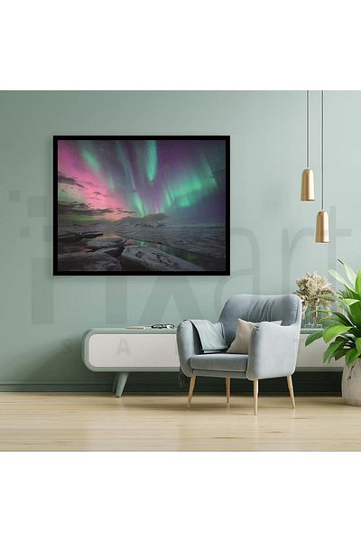 pixartsanat Northern Lights 30*25 PixArt Art Diamond Mosaic Painting Diamond Turkey