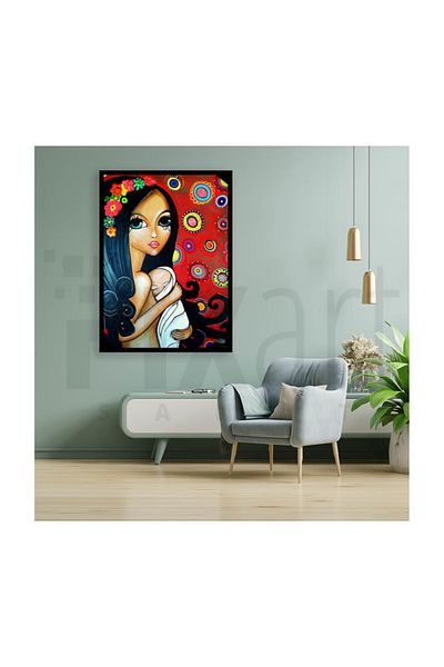 pixartsanat Beautiful Mother And Her Baby Pixart Art Diamond Mosaic Painting Diamond Türkiye 38*51