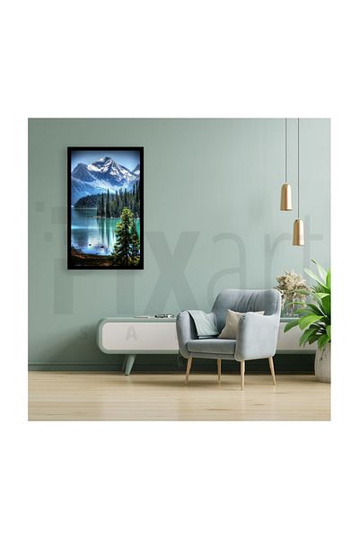 pixartsanat Snowy Mountain And Goal Scenery Pixart Art Diamond Mosaic Painting Diamond Turkey 40*60