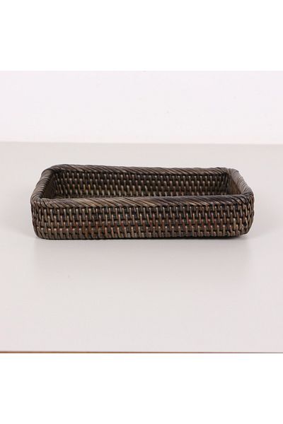 Mylamp LAURA 25x14x5 cm Organizare Depozitare Rattan Culoare Nuc