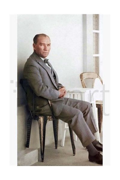 pixartsanat Ataturk Pixart Mosaic on the Balcony - Diamond Diamond Turkey 40*60