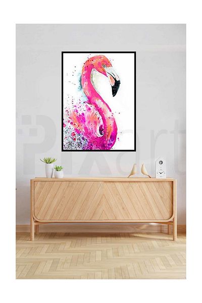 pixartsanat Flamingo Drawing Pixart Art Diamond Mosaic Painting Diamond Turkey 39*52