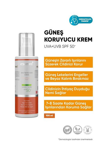 Esomed 100 ml Spf50 Uva Uvb Stain-Free Sunscreen