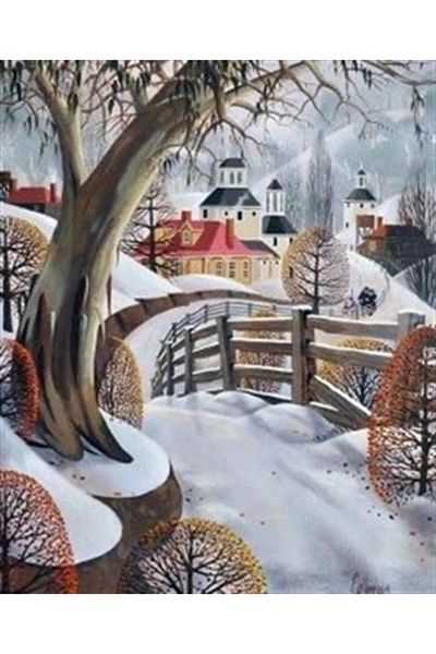 pixartsanat Beautiful Town Pixart Art Diamond Mosaic Painting Diamond Turkey 46*56