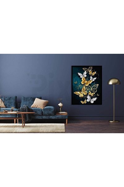 pixartsanat Butterfly 30*40 Cm Pixart Art Diamond Mosaic Painting Diamond Türkiye