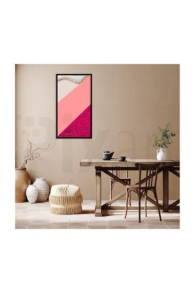 pixartsanat Pink Tones Pattern Pixart Art Diamond Mosaic Painting Diamond Türkiye 45*81