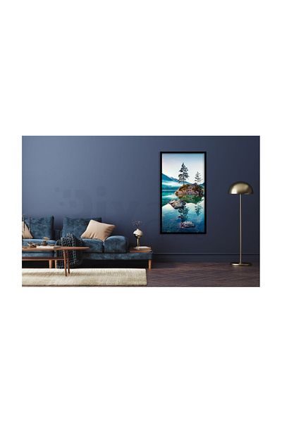pixartsanat Rock on the Lake Pixart Art Diamond Mosaic Painting Diamond Turkey 43*79