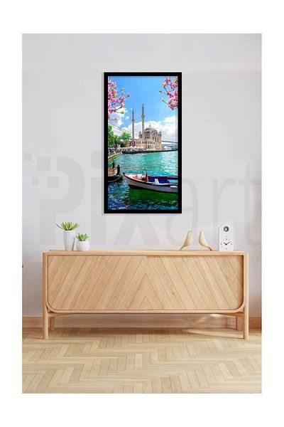pixartsanat Middle Village Mosque Pixart Art Diamond Mosaic Painting Diamond Turkey 41*71