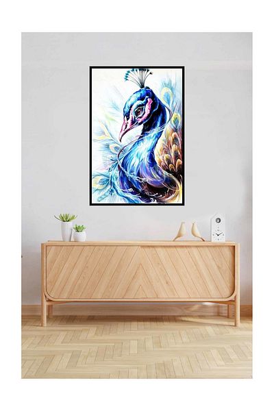 pixartsanat Legendary Peacock Pixart Art Diamond Mosaic Painting Daimond Turkey 40*57