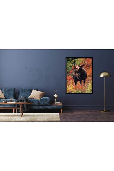 pixartsanat Reindeer 30*40cm Pixart Art Diamond Mosaic Painting Diamond Turkey