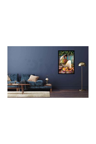pixartsanat Woman Collecting Flowers Pixart Art Diamond Mosaic Painting Diamond Turkey 40*50