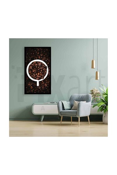 pixartsanat Coffee Beans in the Cup Pixart Art Diamond Mosaic Painting Diamond Turkey 40*60