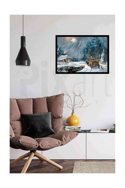 pixartsanat Horse Carriage Pixart Art Diamond Mosaic Painting Diamond Turkey 69*51