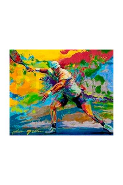 pixartsanat Tennis Player Pixart Art Diamond Mosaic Painting Diamond Turkey 71*61