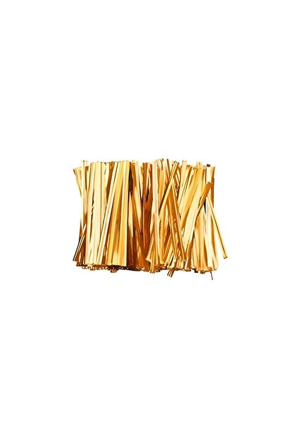HKNYS Tek Tel Klips ALTIN(GOLD) Renk 8 cm 500 ADET