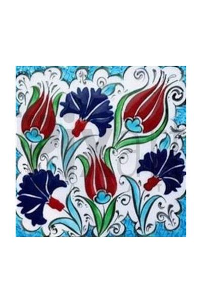 pixartsanat Tulips Pattern Pixart Art Diamond Mosaic Painting Diamond Turkey 63*63
