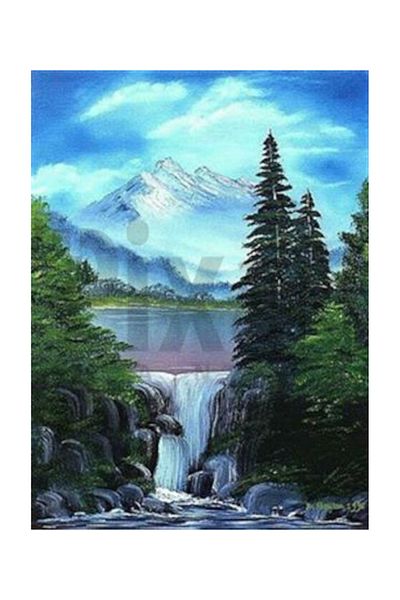 pixartsanat Hidden Lake Pixart Art Diamond Mosaic Painting Diamond Türkiye 43*79