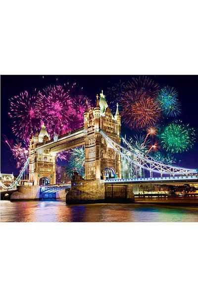 pixartsanat London Bridge 30*40 PixArt Art Diamond Mosaic Painting Diamond Turkey