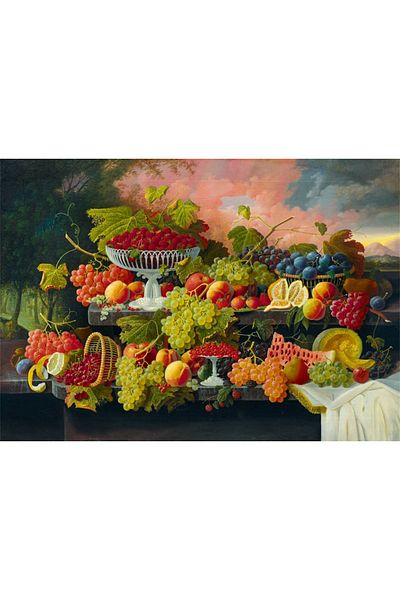 pixartsanat Fruit Feast PixArt Art Diamond Mosaic Painting Diamond Turkey 107*76