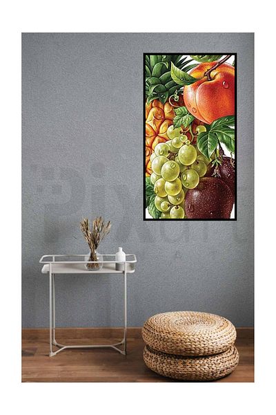 pixartsanat Fresh Fruits PixArt Art Diamond Mosaic Painting Diamond Turkey 20*36