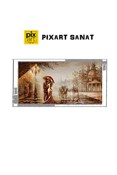 pixartsanat Kızıl Dans Pixart Sanat Elmas Mozaik Tablo Diamond Türkiye 60*30