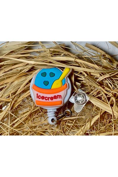 yoyo شارة اسم Icecream Yoyo