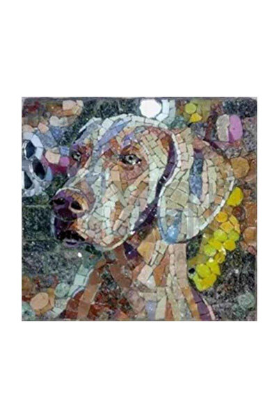 pixartsanat Taştan Köpek Tablosu PixArt Sanat Elmas Mozaik Tablo Diamond Türk...