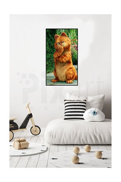 pixartsanat Garfield Pixart Diamond - Turkey Tongs with Diamond Mosaic 42*60