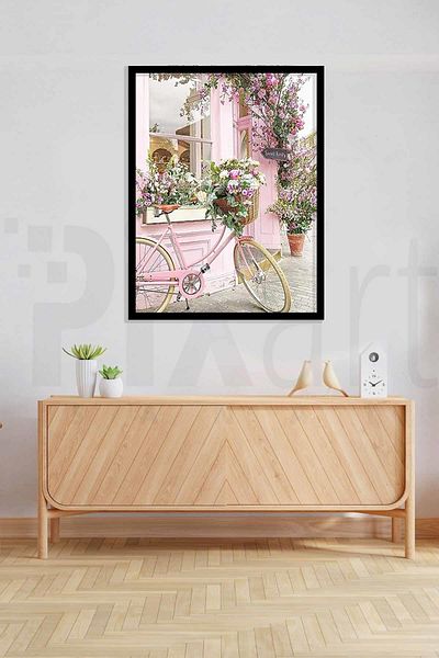pixartsanat Bicycle 30x40cm PixArt Art Diamond Mosaic Painting Diamond Turkey