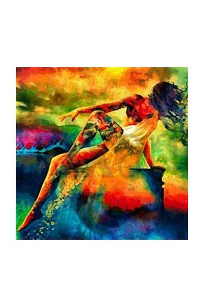pixartsanat Nature and Woman Pixart Art Diamond Mosaic Painting Diamond Turkey 65*65