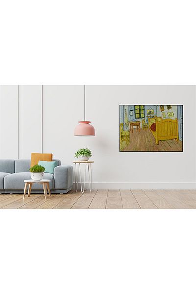 pixartsanat Vincent Van Gogh Bedroom in Arlespixart Art Diamond Mosaic Painting Diamond Turkey 50*35