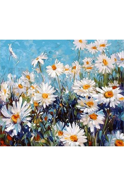 pixartsanat 40 X 50 Cm Daisy Pixart Art Diamond Mosaic Painting Diamond Türkiye