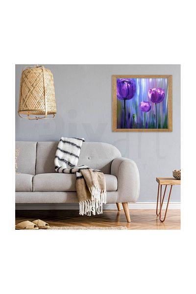pixartsanat Purple Goncalar Pixart Art Diamond Mosaic Painting Diamond Turkey 60*63
