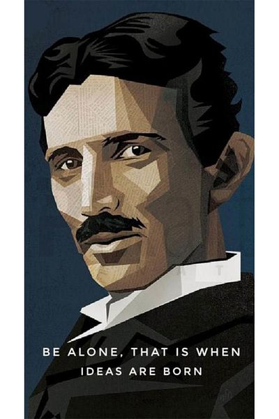 pixartsanat Nikola Tesla Pixart - Diamond Turkey with Art Diamond Mosaic 40*60