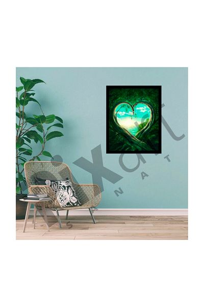 pixartsanat Heart of the Tree Pixart Art Diamond Mosaic Painting Diamond Turkey 48*58