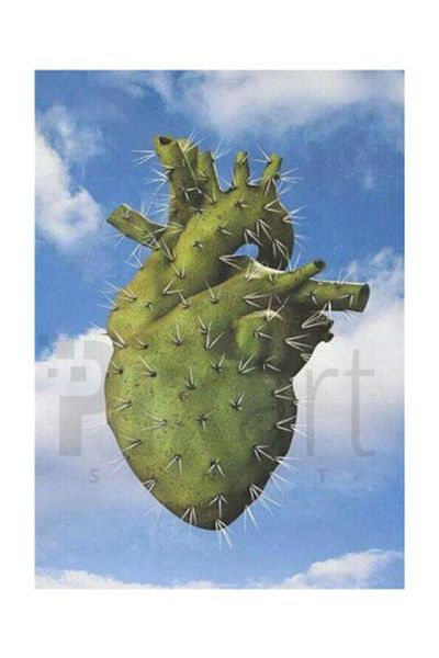 pixartsanat Cactus Heart Pixart Art Diamond Mosaic Painting Diamond Turkey 43*58